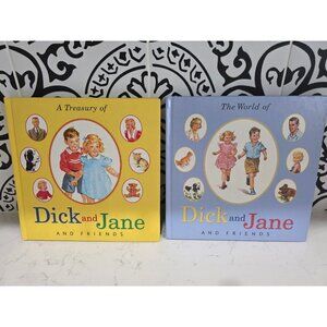 Lot of 2 Treasury of Dick and Jane Hardcover Children's Books Classics